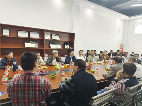 广西发改委考察团一行来我会基地考察
